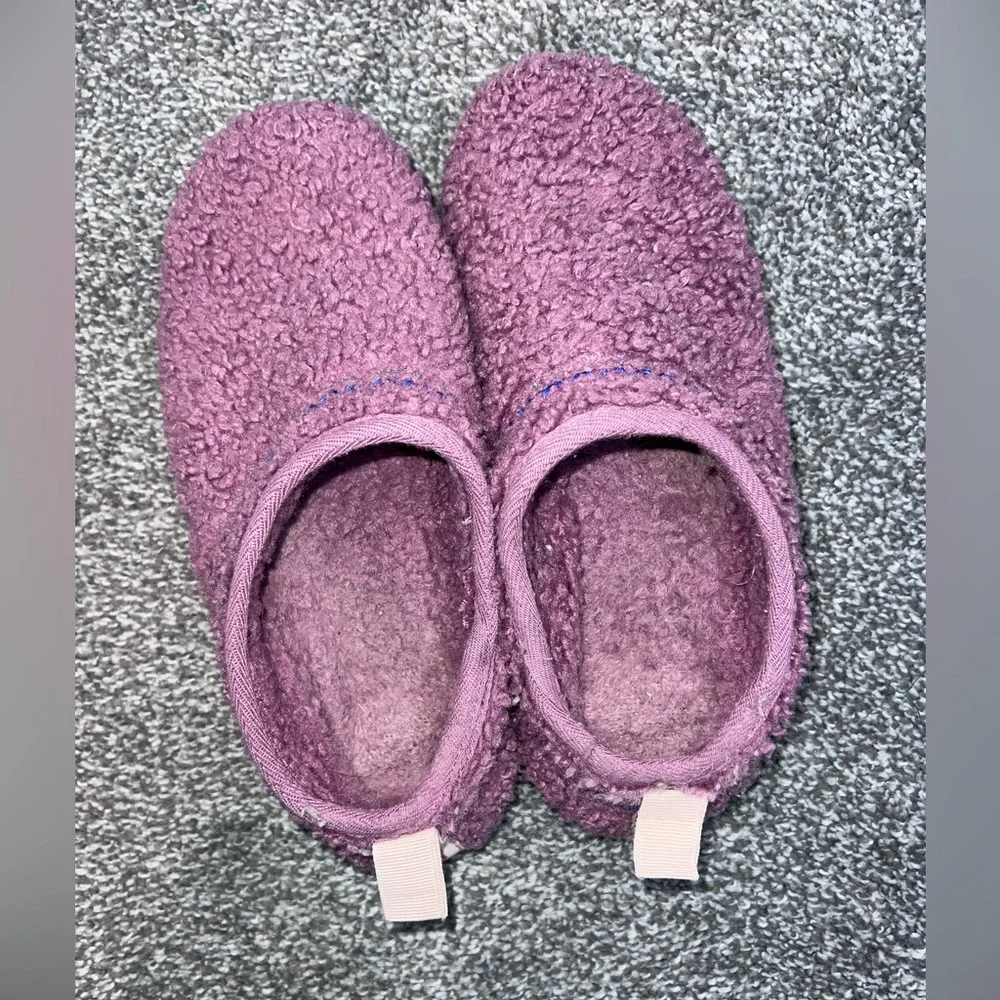Bombas Sunday Slippers In Mauve Sherpa size 8 - Picture 3 of 10
